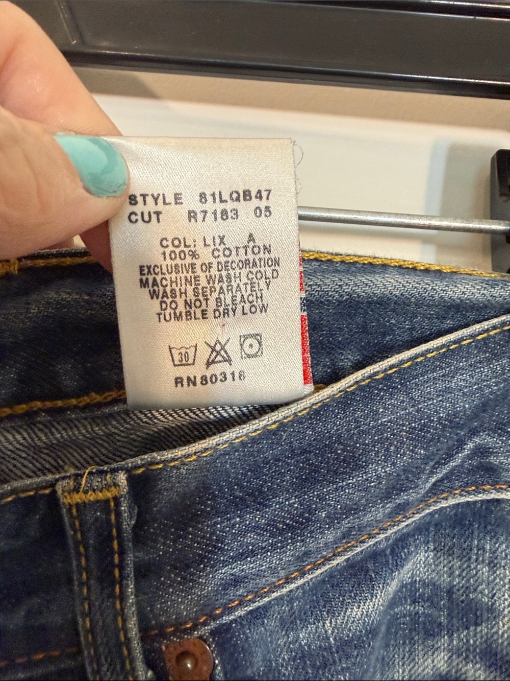Lucky Brand Henna "Sweet N Low" jeans size 2/26 - Picture 6 of 10